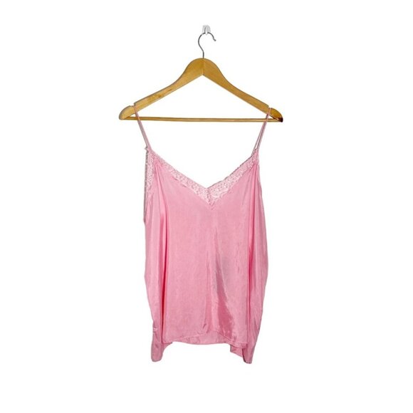 NWT One Teaspoon Delirious Cami with lace trim in Pink size XL - Picture 2 of 6